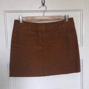 J Crew Corduroy Skirt sz6
